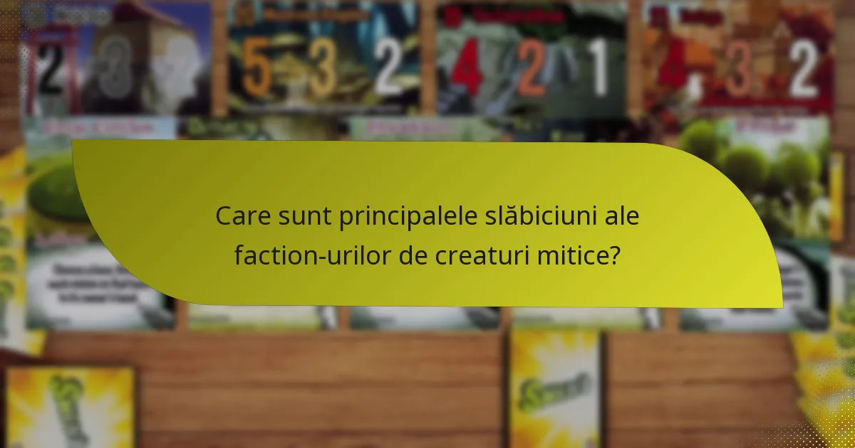 Care sunt cele mai populare facțiuni de creaturi mitice în jocuri?