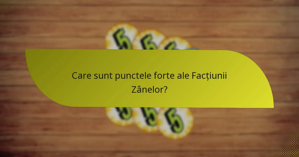 Care sunt slăbiciunile Facțiunii Zânelor?