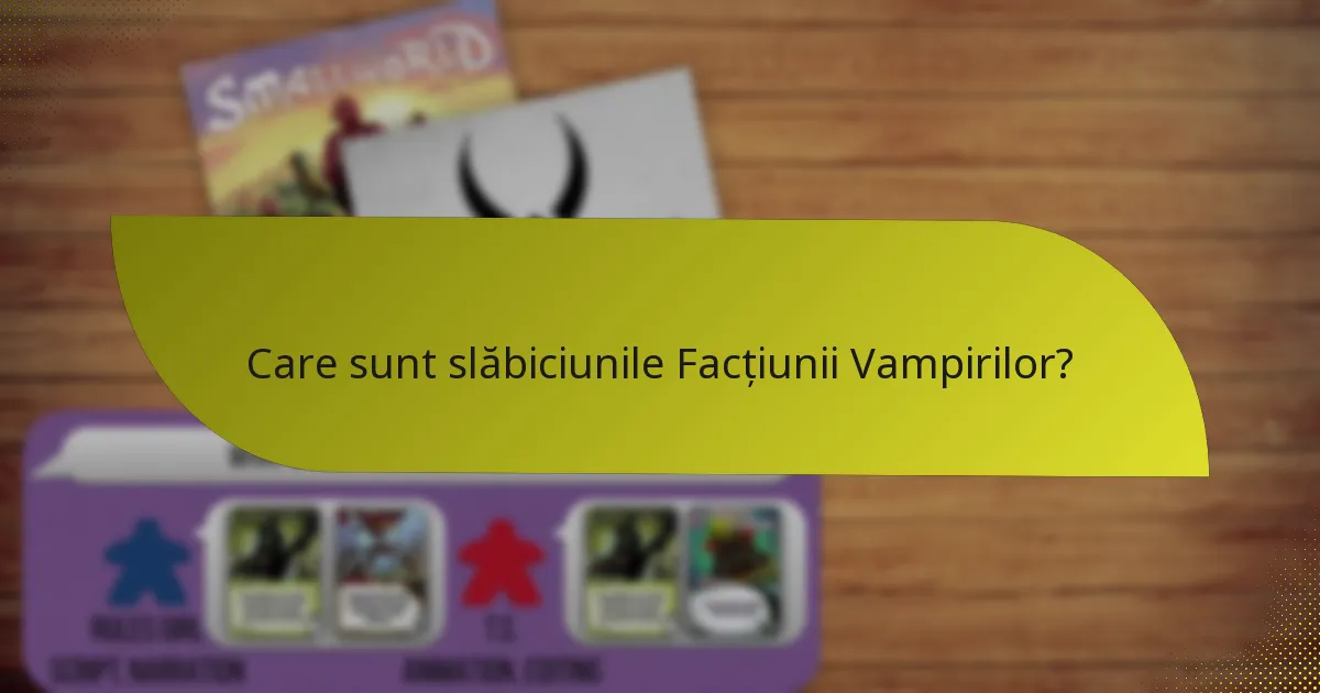 Cum să dezvolți strategii eficiente pentru Facțiunea Vampirilor?