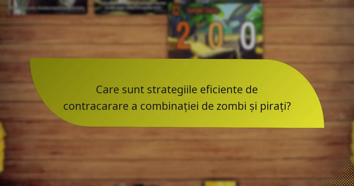 Cum se compară combinația de zombi și pirați cu alte facțiuni?