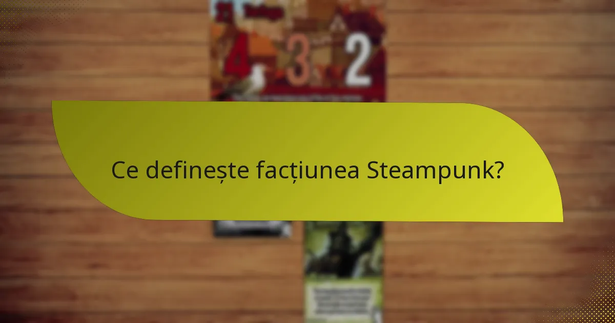 Cum să dezvolți strategii eficiente pentru facțiunea Steampunk?