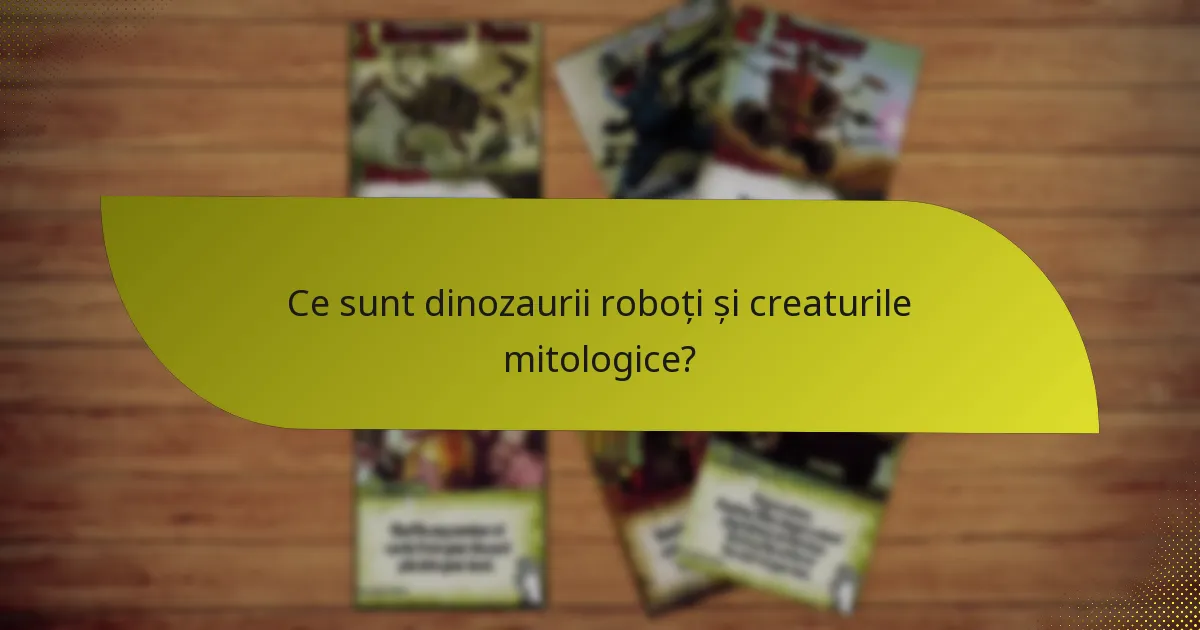 Cum pot contracara inamicii dinozaurii roboți și creaturile mitologice?