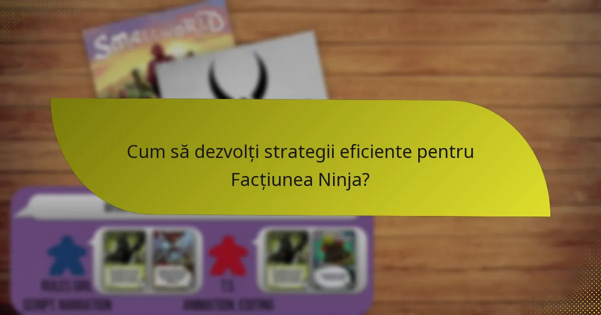 Cum se compară Facțiunea Ninja cu alte facțiuni?